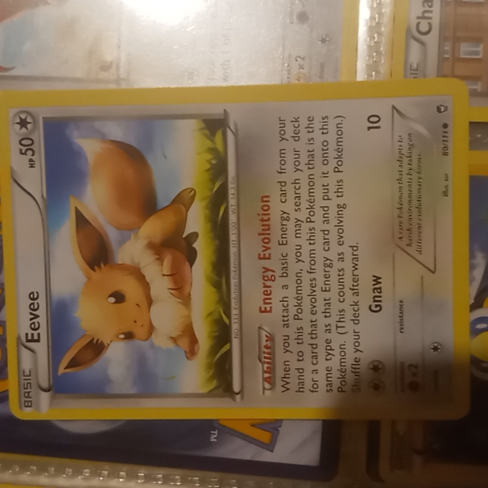 Eevee Pokemon Card